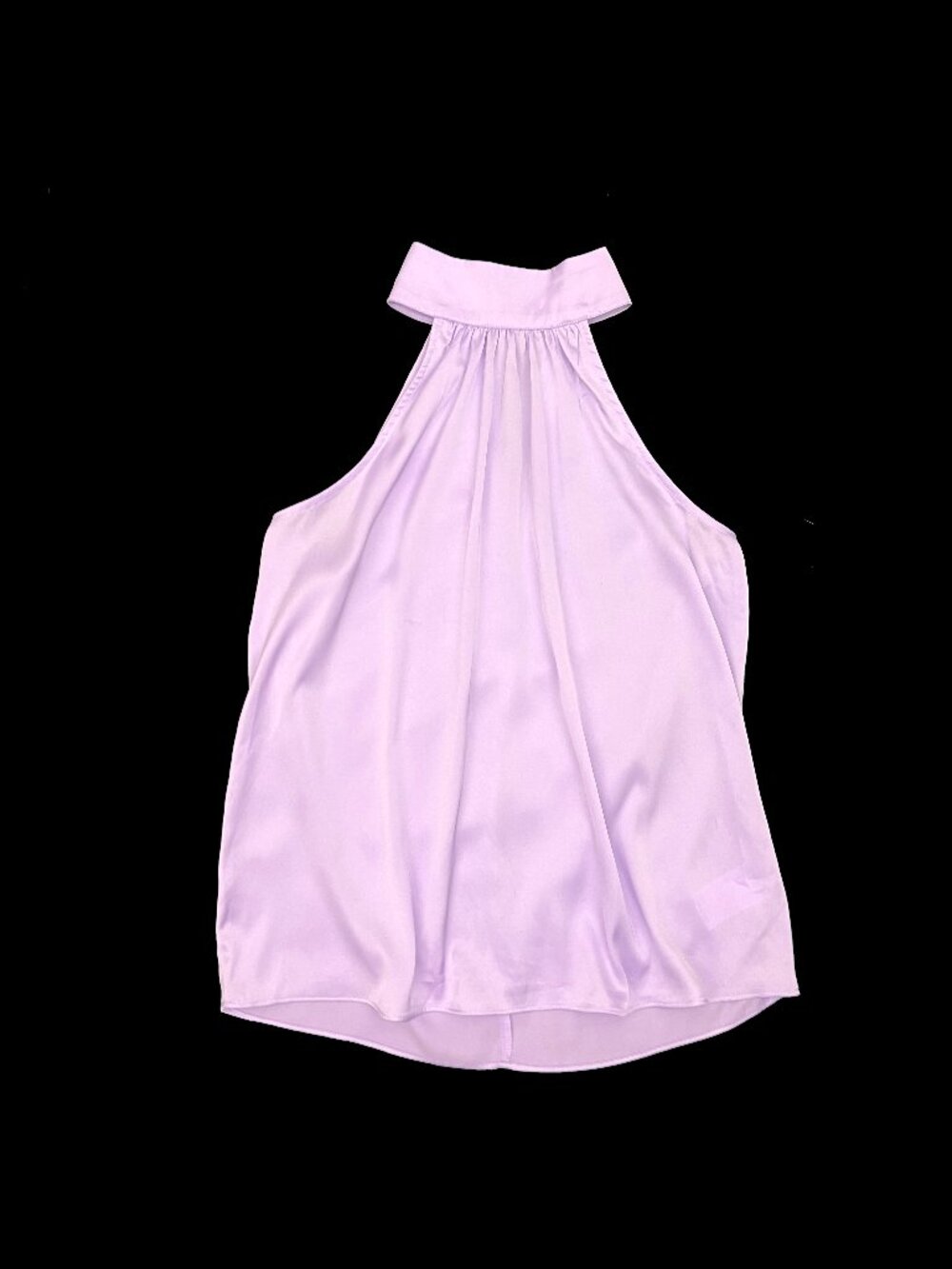 Express Halter Neck Flowy Lavender Top Blouse Womens XS X-Small